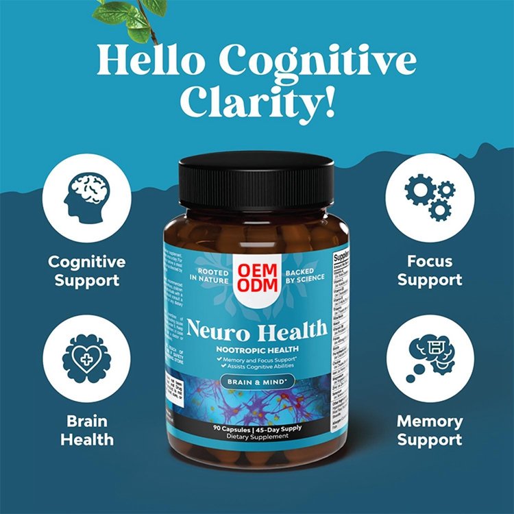 Advanced Nootropics Brain Support Supplement Mind and Memory Supplement for Brain Health 45 Servings