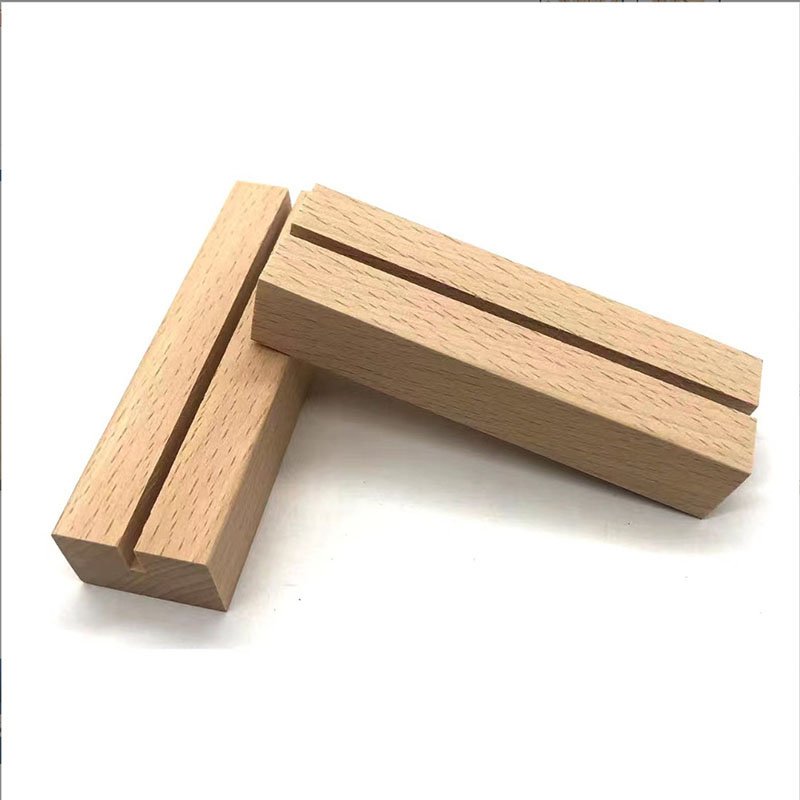 Customize Wood Place Card Holder Postcard Holder Acrylic Sign Stand for Party Decoration Location Small Table Menu Cards Holders