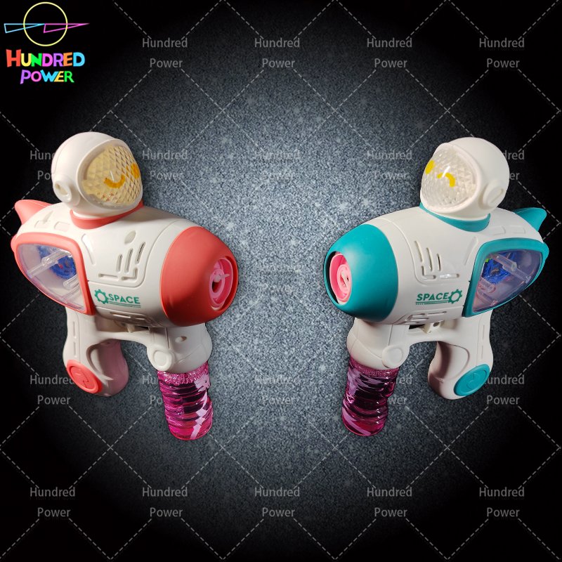 Fully Automatic Handheld Bubble Gun Children's Toy Wholesale Space Superpower Astronaut Bubble Machine