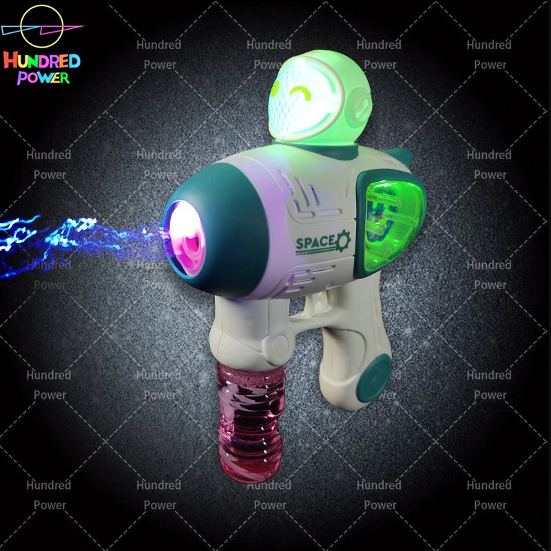 Fully Automatic Handheld Bubble Gun Children's Toy Wholesale Space Superpower Astronaut Bubble Machine