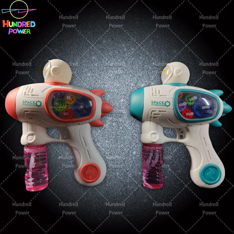 Fully Automatic Handheld Bubble Gun Children's Toy Wholesale Space Superpower Astronaut Bubble Machine