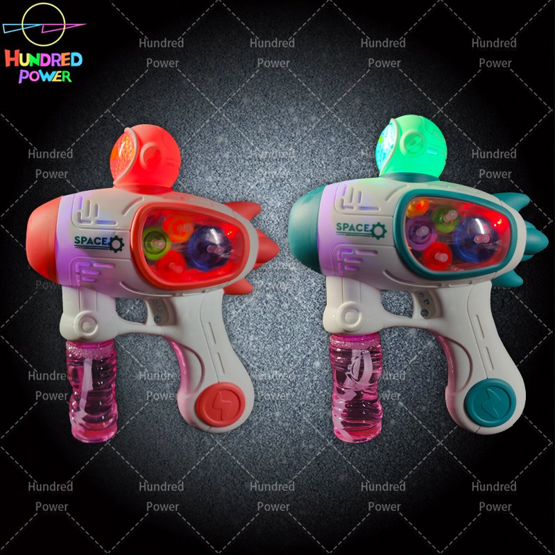 Fully Automatic Handheld Bubble Gun Children's Toy Wholesale Space Superpower Astronaut Bubble Machine