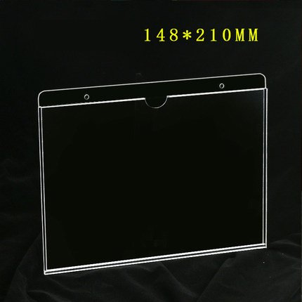 Custom Single And Double Layer Clear Acrylic Card Slot Acrylic Department Business Place Name Card Case