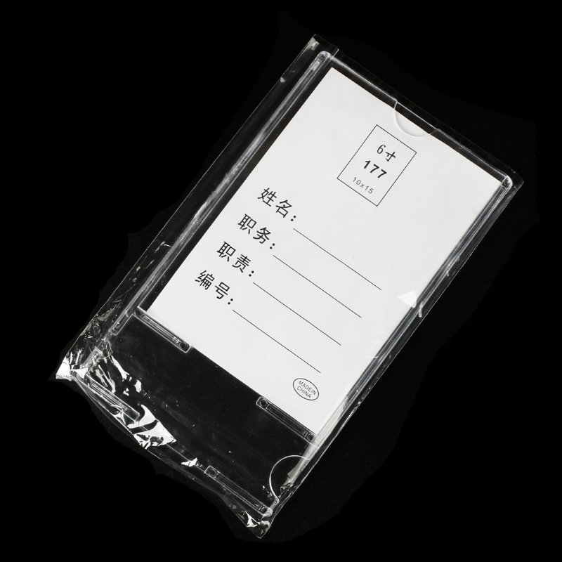 Custom Single And Double Layer Clear Acrylic Card Slot Acrylic Department Business Place Name Card Case