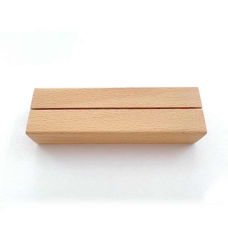 Wedding Party Events Decoration Wood Place Card Wood Sign Table Number Holder Stands Name Card Holder