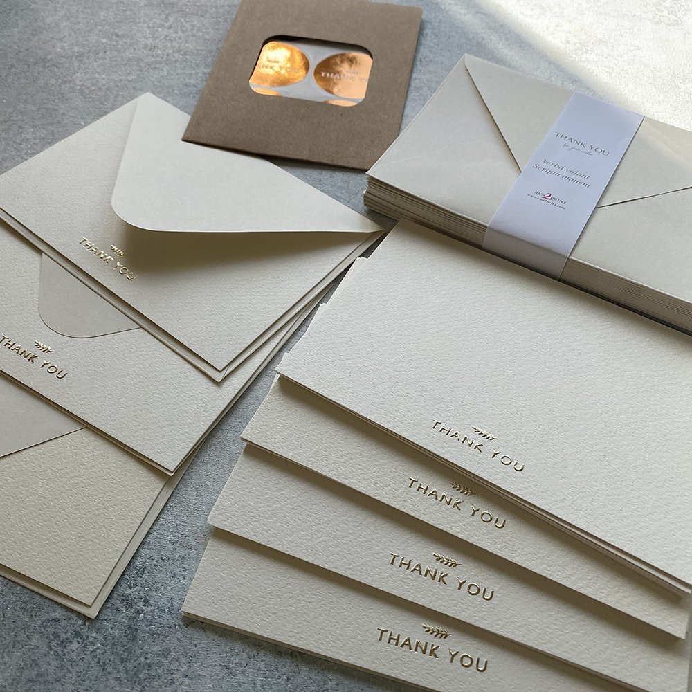 Low MOQ Wholesale High Quality Luxury Custom Foil Logo Embossed Business Card Postcard Wedding Card Thank You Card