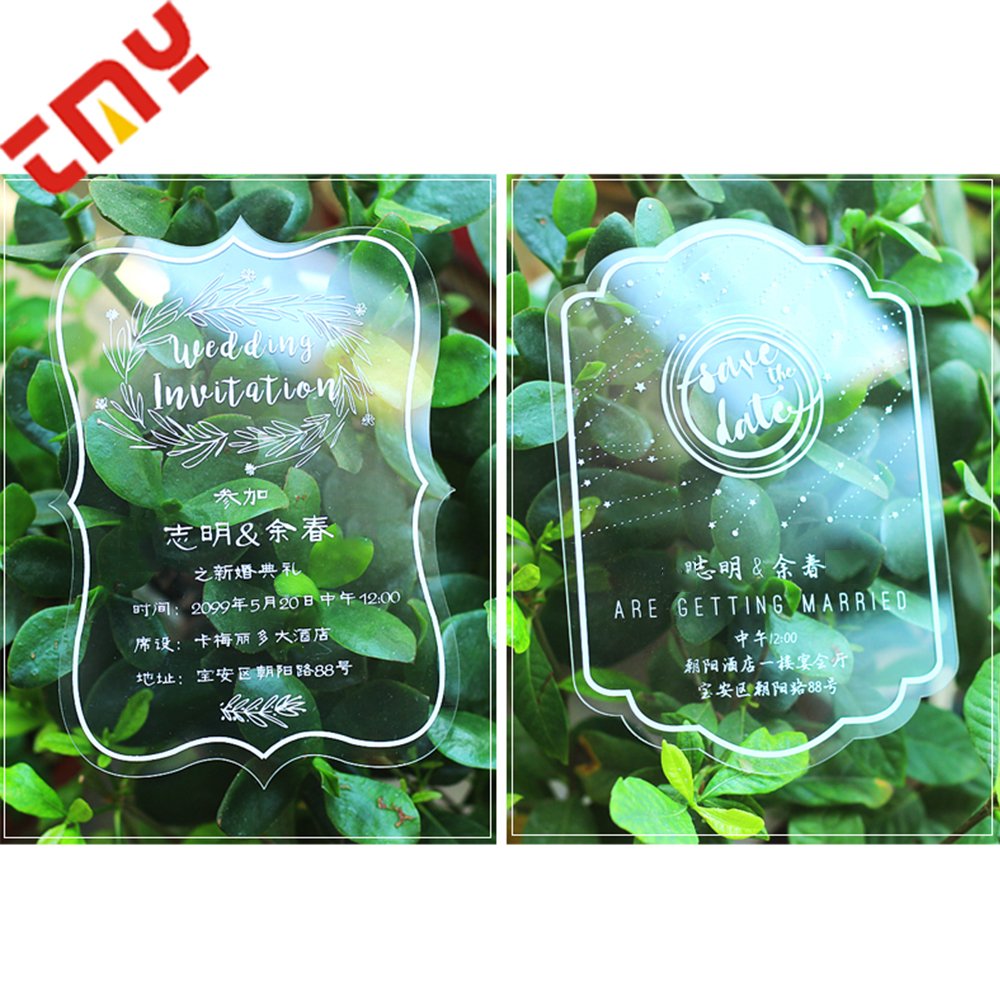 2017 Latest Luxurious Silk Wedding Invitation Name Card Designs Printing,Low Price Classic Acrylic Wedding Place Greeting Cards