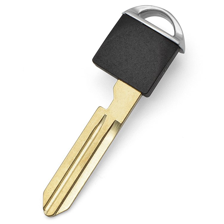Emergency key blade blank N-issan valet key for smart card sideface with chip place