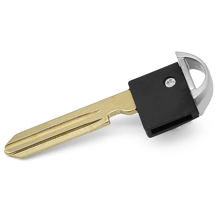 Emergency key blade blank N-issan valet key for smart card sideface with chip place