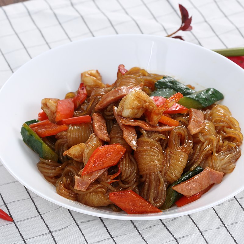 Ketoslim Mo China Certified High Quality Shirataki Noodles Low Card Spaghetti Konjac Filament Knot