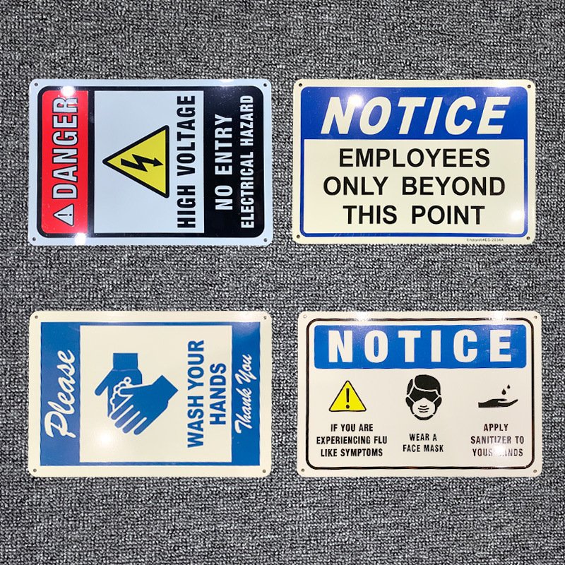 Customization pattern 4 mm Corrugated Plastic Yard Signs advertising
