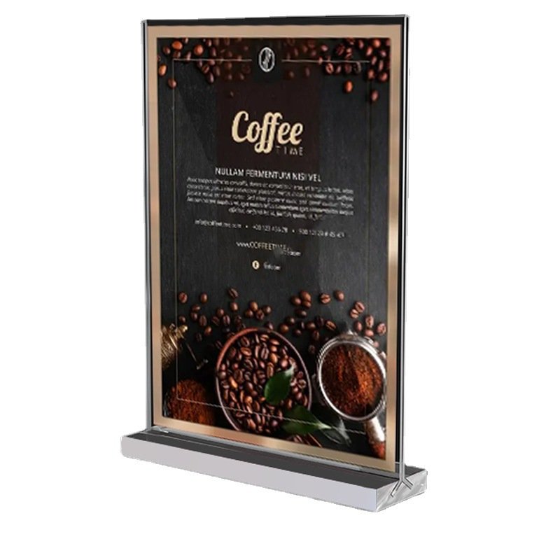 Wholesale Acrylic Place Card A4 A5 Desktop Billboard Wine Board Table Board Restaurant T Menu Stand