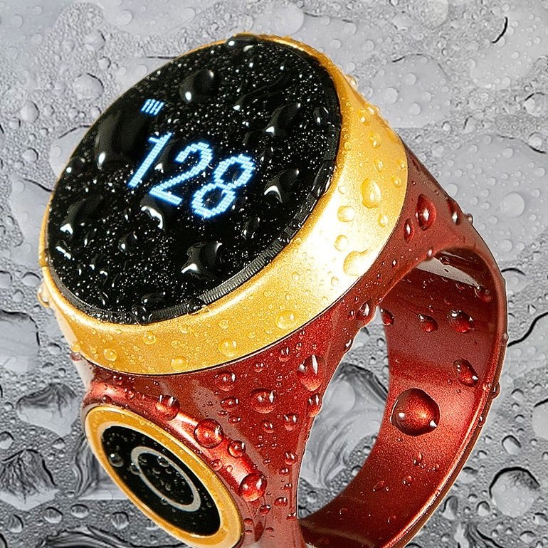 Waterproof Plastic Muslim Islamic Finger Counter Prayer Smart Electronic Rosary Zikr Ring For Android or iOS iqibla