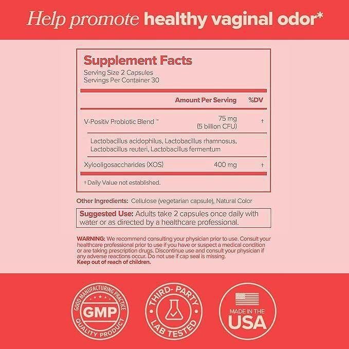 Wholesale 60 Vegan Capsules probiotics for vaginal health Probiotics for Women pH Balance Vitamin Capsules Probiotic