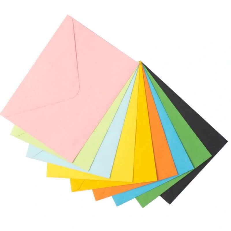 Simple Type Custom Envelope Printing Wedding Colored Paper Mailing Envelopes