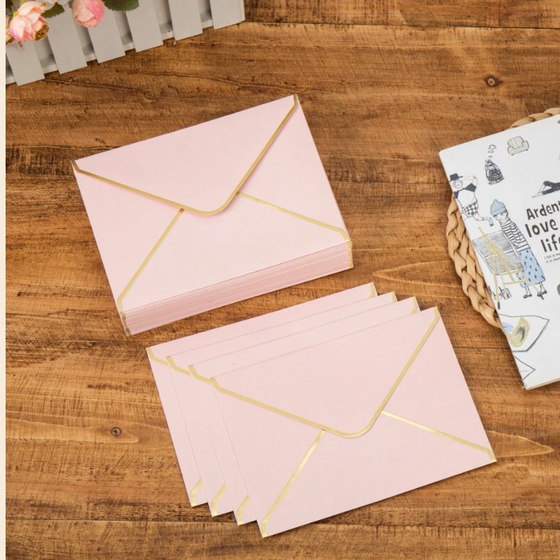 Simple Type Custom Envelope Printing Wedding Colored Paper Mailing Envelopes