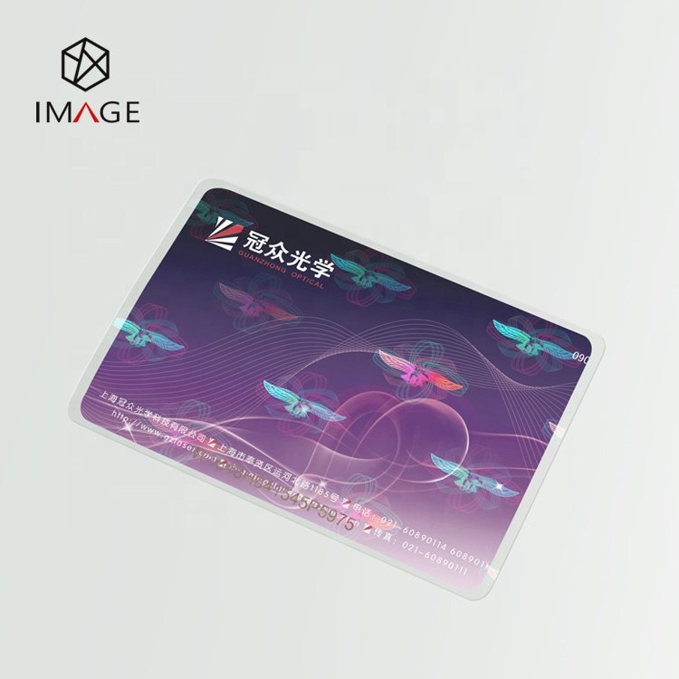 86*54MM ID Card Size Thermal Laminate Hologram Laminating Pouch Film
