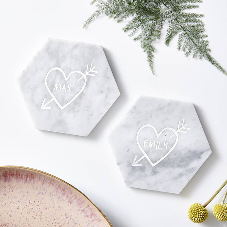 Marble Acrylic Wedding Place Cards Personalized Dining Seating Chart Place Cards for Birthday Parties
