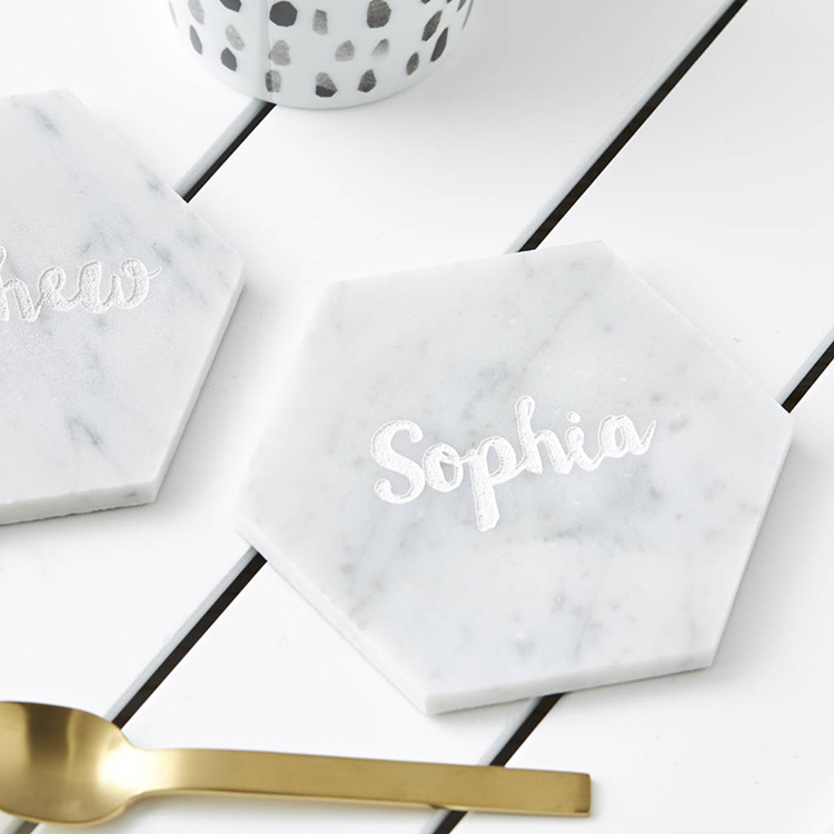 Marble Acrylic Wedding Place Cards Personalized Dining Seating Chart Place Cards for Birthday Parties