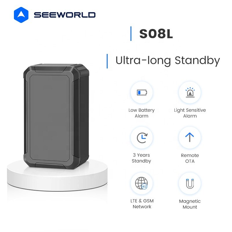 4G Wireless LTE GPS Tracker with 3 Year Battery Life Long Standby Time Rastreador Tracking Device