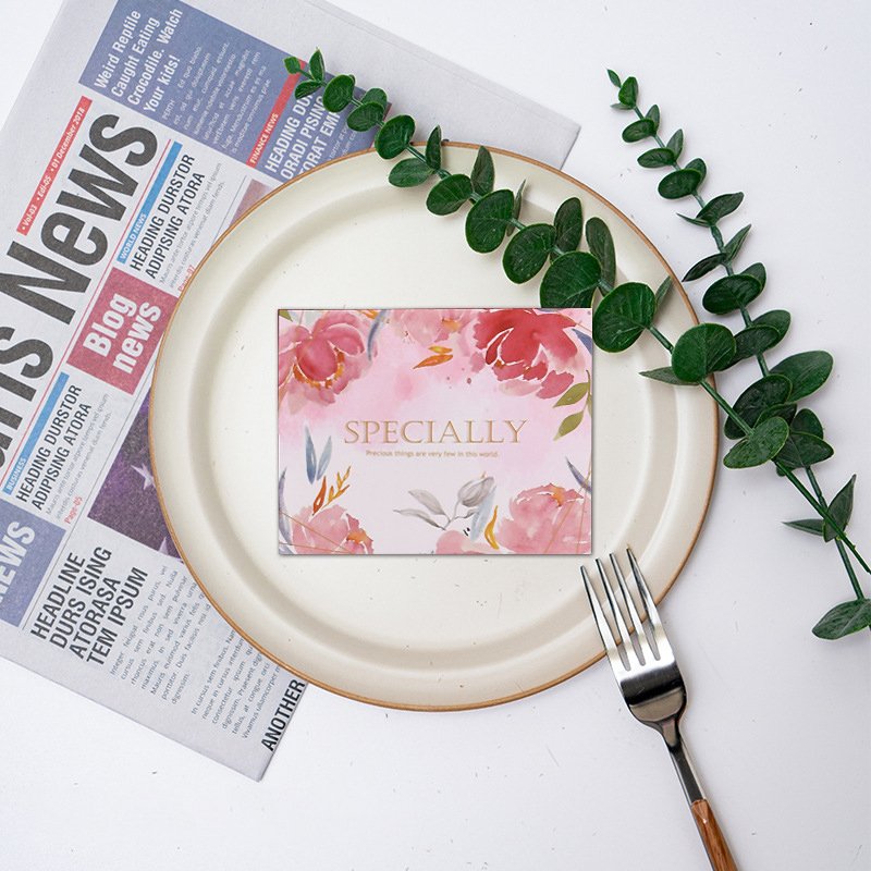 custom printed luxury paper place card wedding table name cards