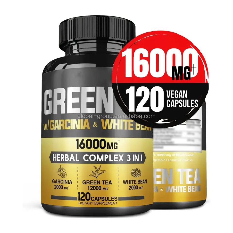 Private label herbal complex green tea extract with white bean green tea extract capsules
