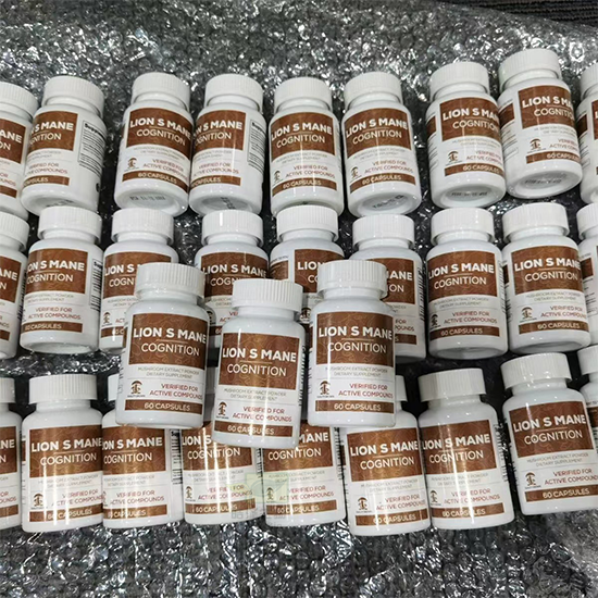 Natural Organic Supplement Lion's Mane Capsules Lions Mane Mushroom Capsules