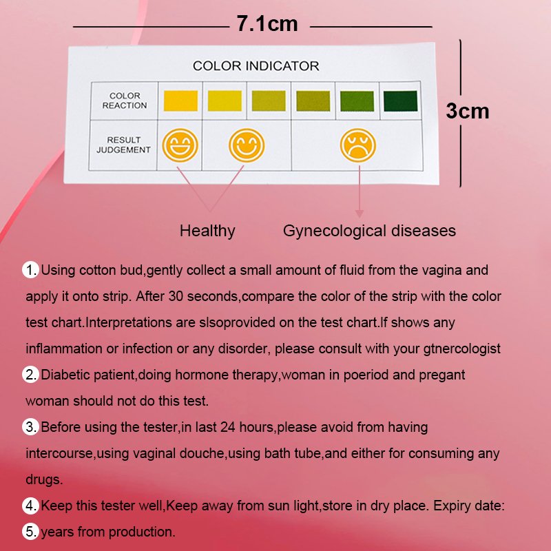 Furuize Low Price Female Vaginal Self Test Strips Ph Balance Test Strips Of Feminine Vaginal Testing