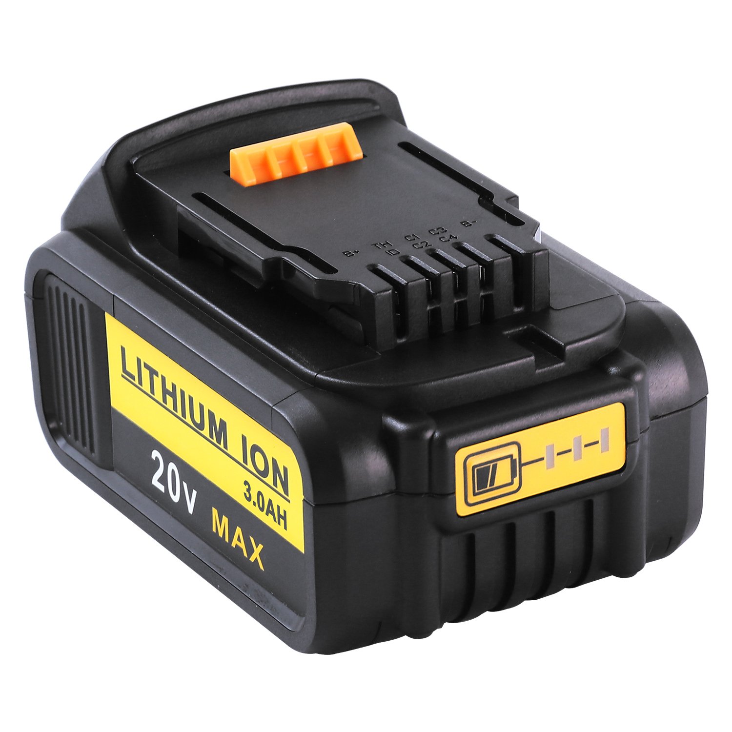 Best Selling RHY 18V Lithium ion Batteries 20V 4Ah 5Ah 6Ah KC DCB200 DCB205 Drill Screwdriver Battery 20V for Dewalts