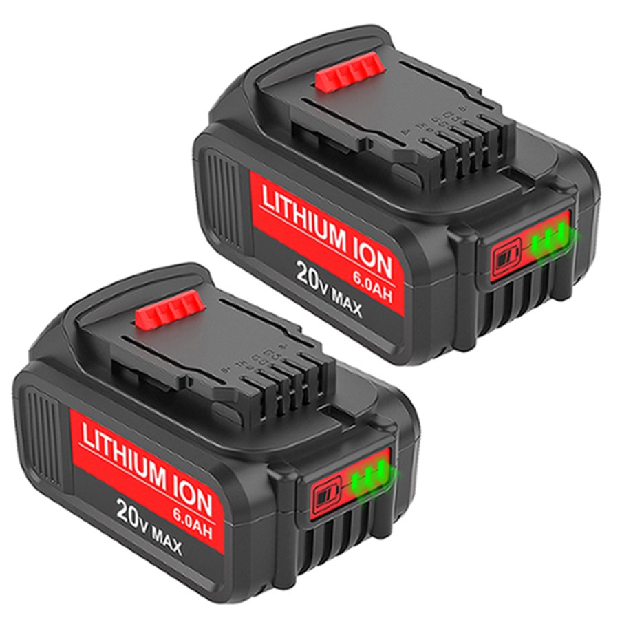 Best Selling RHY 18V Lithium ion Batteries 20V 4Ah 5Ah 6Ah KC DCB200 DCB205 Drill Screwdriver Battery 20V for Dewalts