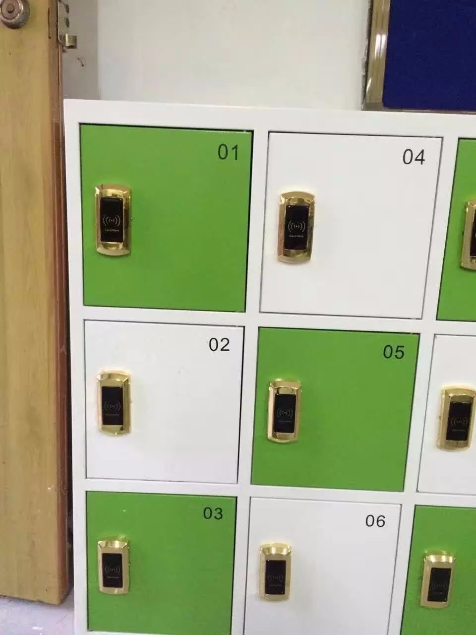 RFID bracelet card key cabinet lock for public place lockers with public model