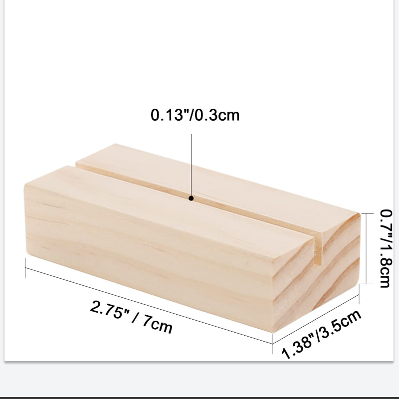 Pine Wood Postcard Card Holder Wood Table Numbers Party Wedding Table Name Card Holder Memo Stand Clamps Stand Card Desktop.