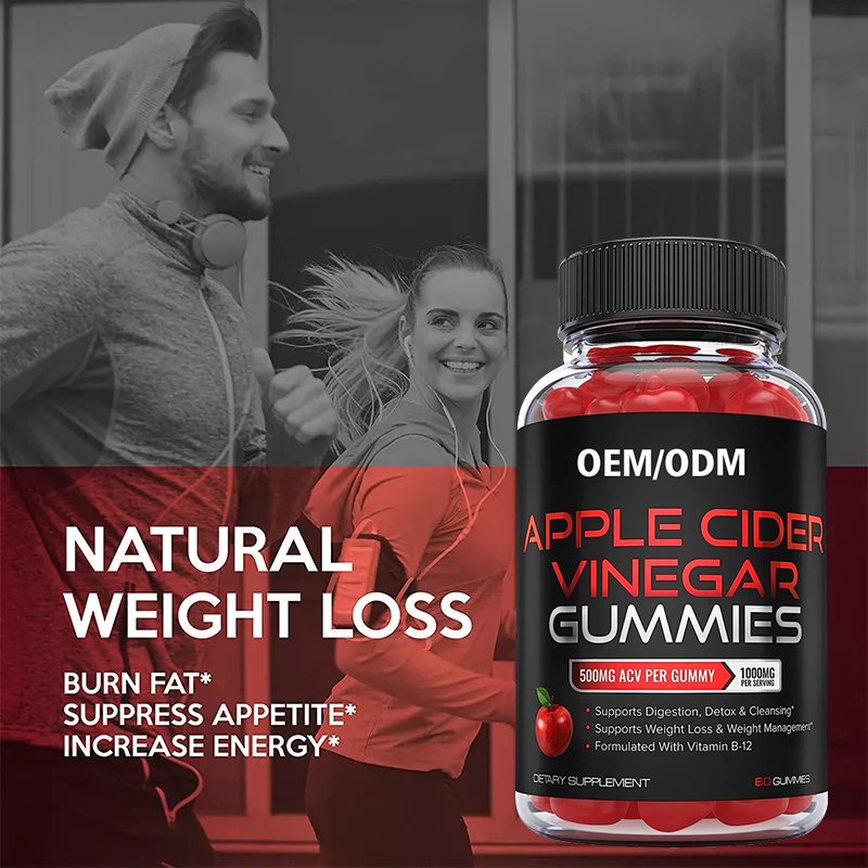 OEM Private Label Weight Management Slim Supplement 60 Count Weight Loss Apple Cider Vinegar Gummies