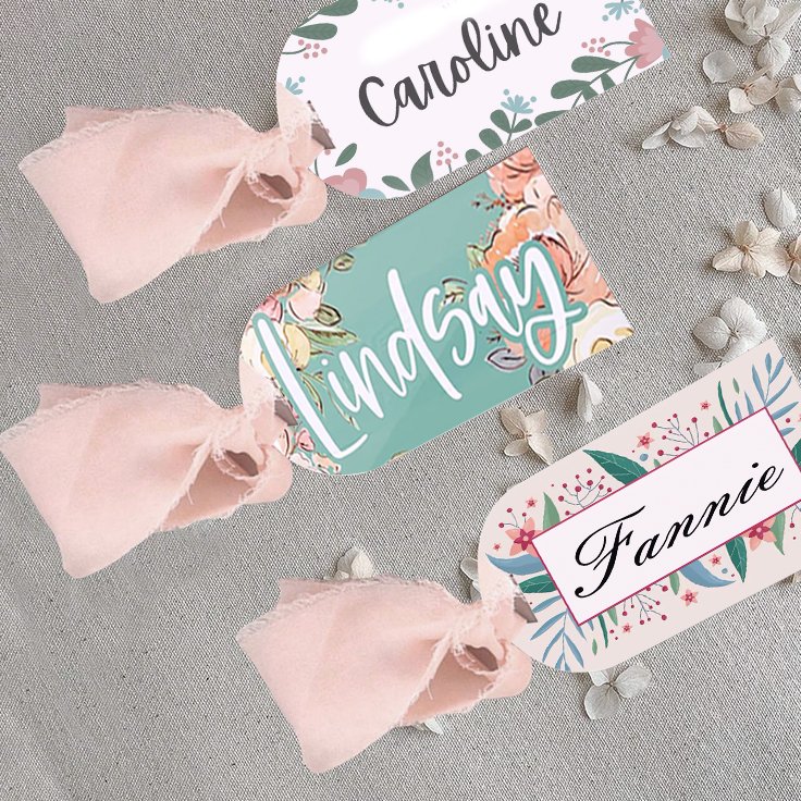 Htpmart Sublimation Blank DIY Acrylic Place Cards Hanging Tags for Wedding Table Decor, Birthday, Decoration, Party ect