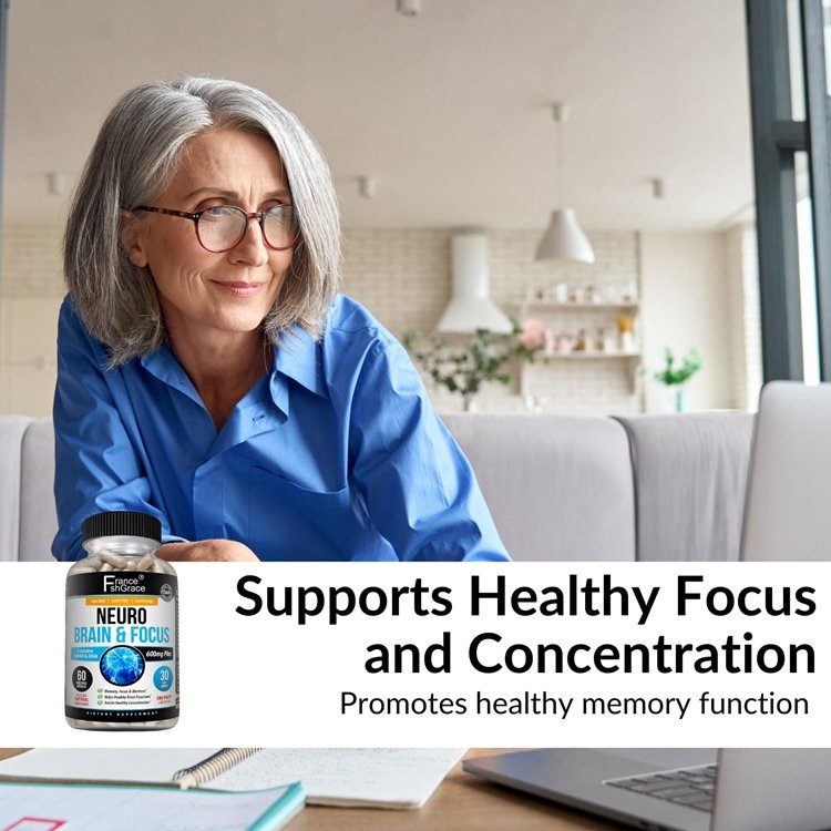 Nootropic Brain Support Supplement Nootropic Energy Capsule Neuro Brain for Memory & Focus