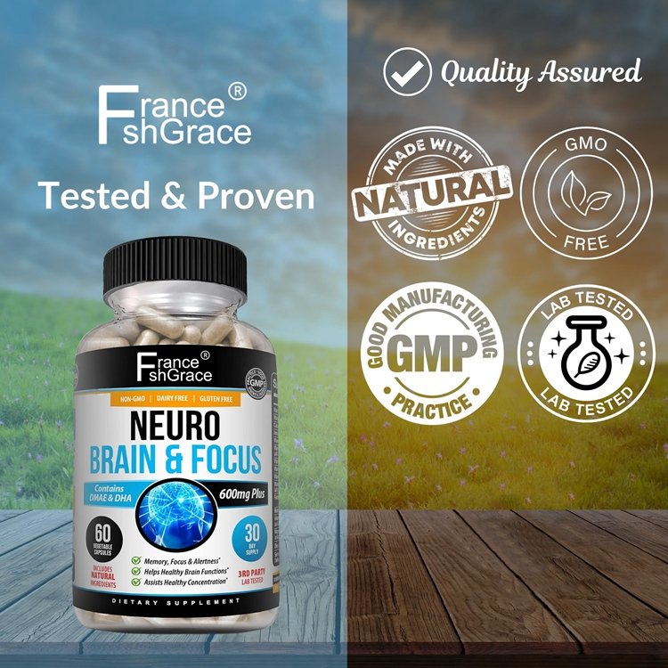 Nootropic Brain Support Supplement Nootropic Energy Capsule Neuro Brain for Memory & Focus