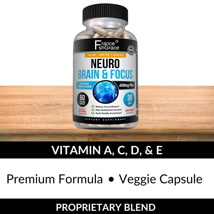 Nootropic Brain Support Supplement Nootropic Energy Capsule Neuro Brain for Memory & Focus