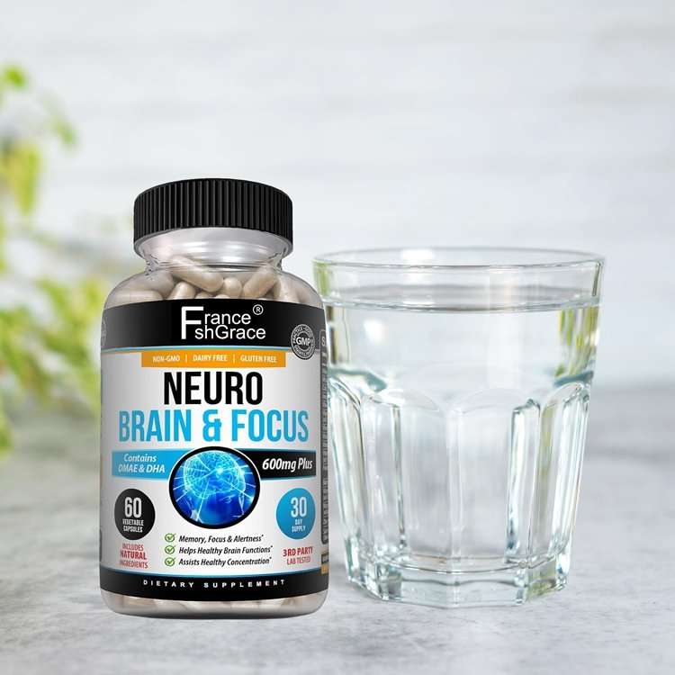 Nootropic Brain Support Supplement Nootropic Energy Capsule Neuro Brain for Memory & Focus