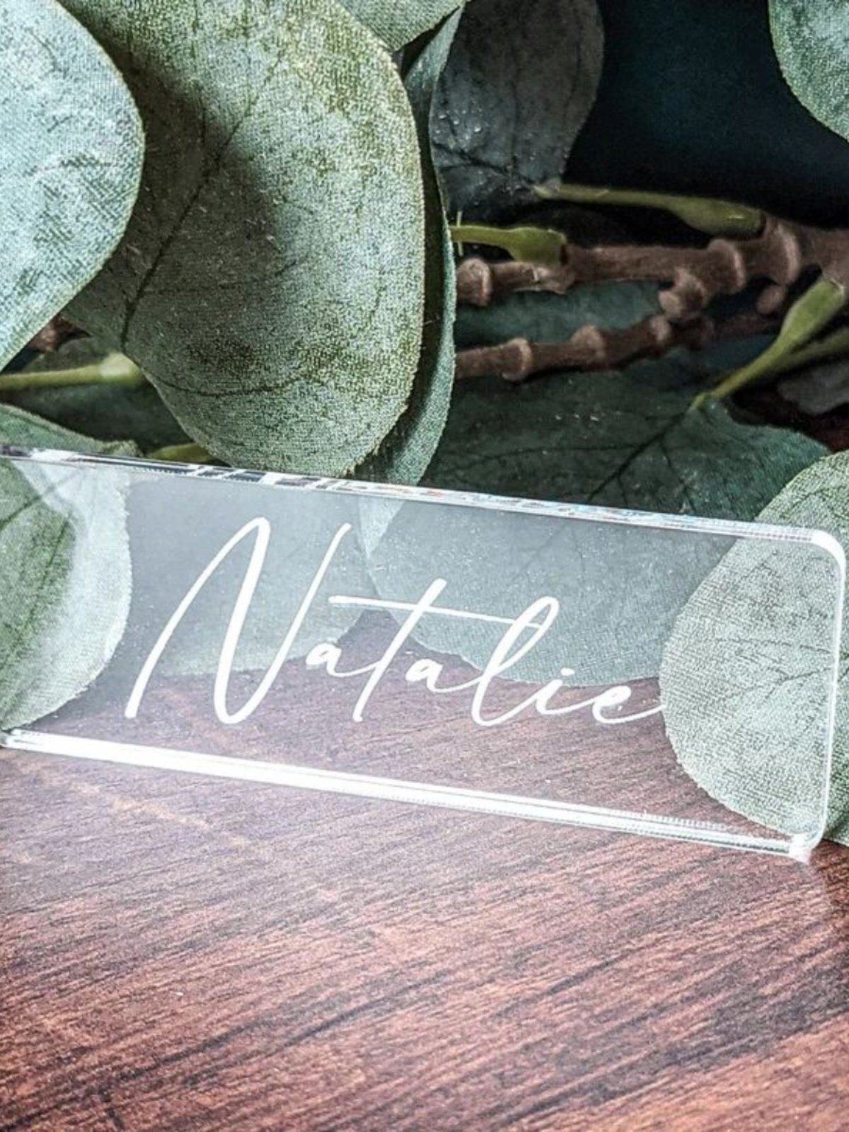 Customized Party Place Cards Acrylic Base Sign Holder Stand for Acrylic Place Card Wedding Table Number Signs