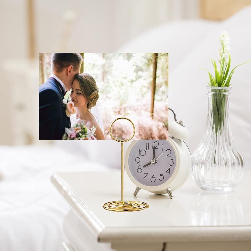 24 Pack Premium Table Number Holders name Place Cards with Gold Foil Border Wedding Table Name Card