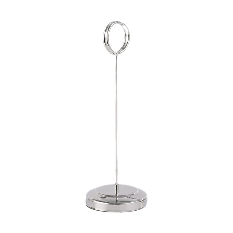 Restaurant Hotel Milti-size Stainless Steel Table Decor Table Menu Card Stand Gold Wedding Table Number Place Card Holder