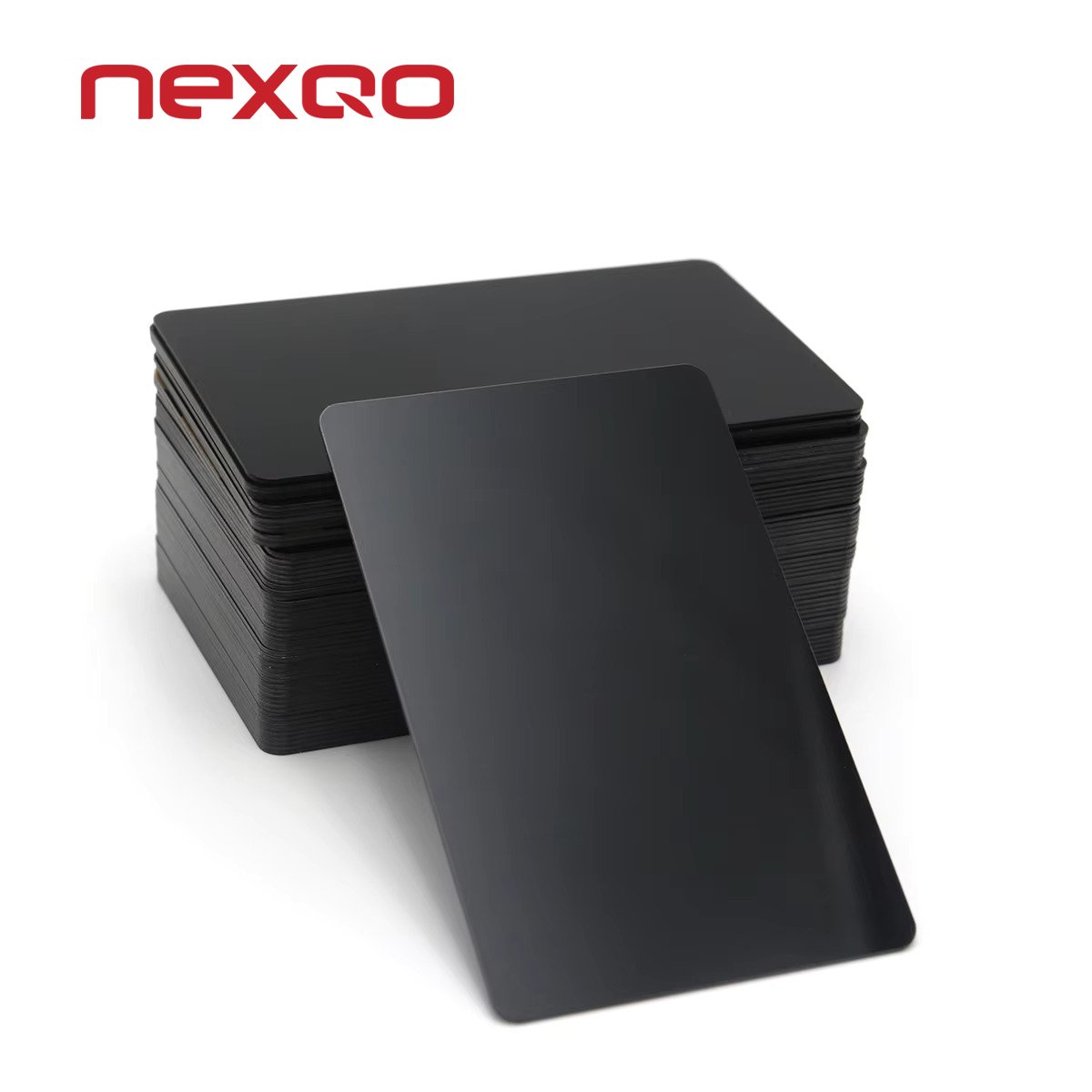 Custom Personalized UV Printed Blank Cardboard NFC Business Cards Black Matte Finishing PVC Ntag213 215 216 RFID Card
