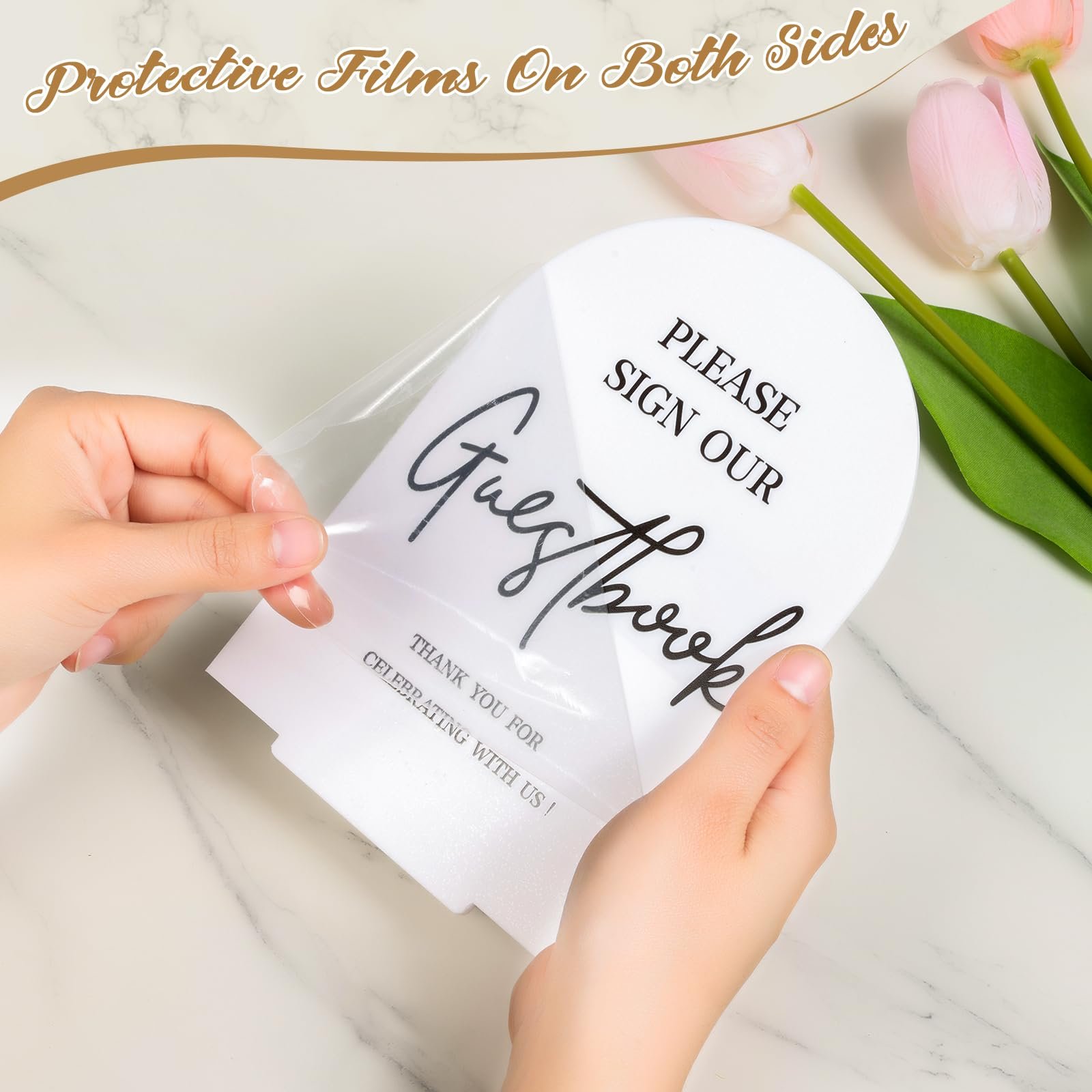 Factory customization 4 Pcs wedding signs,wedding gifts for guests,wedding Acrylic Wedding Signs for Wedding Reception Decor