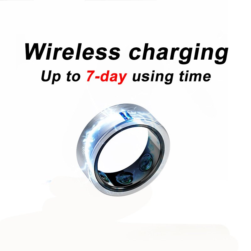 Heart Rate Smart Ring Id Card SpO2 sensing Waterproof Magic Smart Wear Finger Digital Ring For Android Windows Mobile