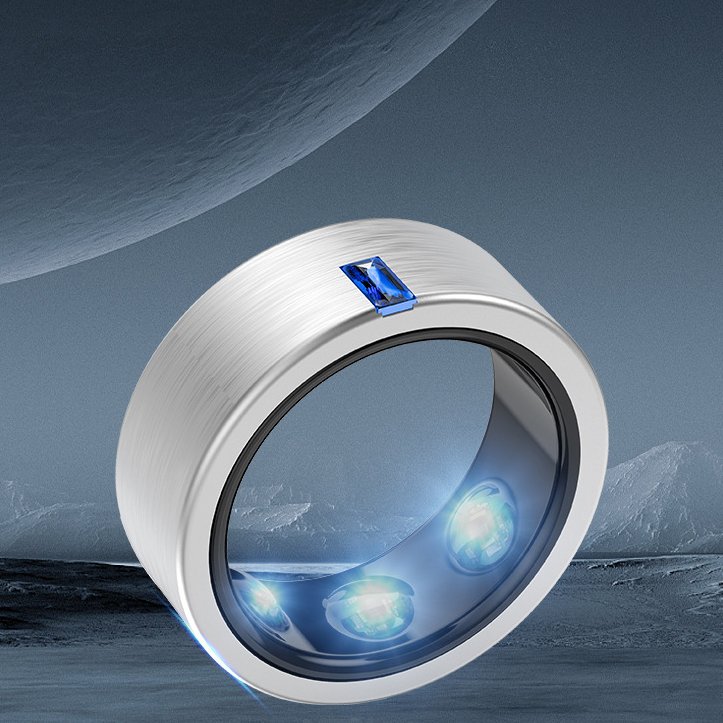 Heart Rate Smart Ring Id Card SpO2 sensing Waterproof Magic Smart Wear Finger Digital Ring For Android Windows Mobile