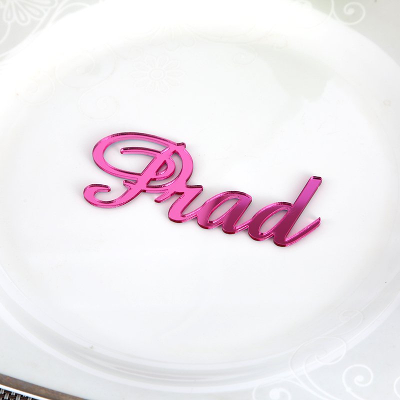 Personalized Acrylic Laser Cut Name Wedding Party Table Signs Invitation Decor Acrylic Table Place Name Card