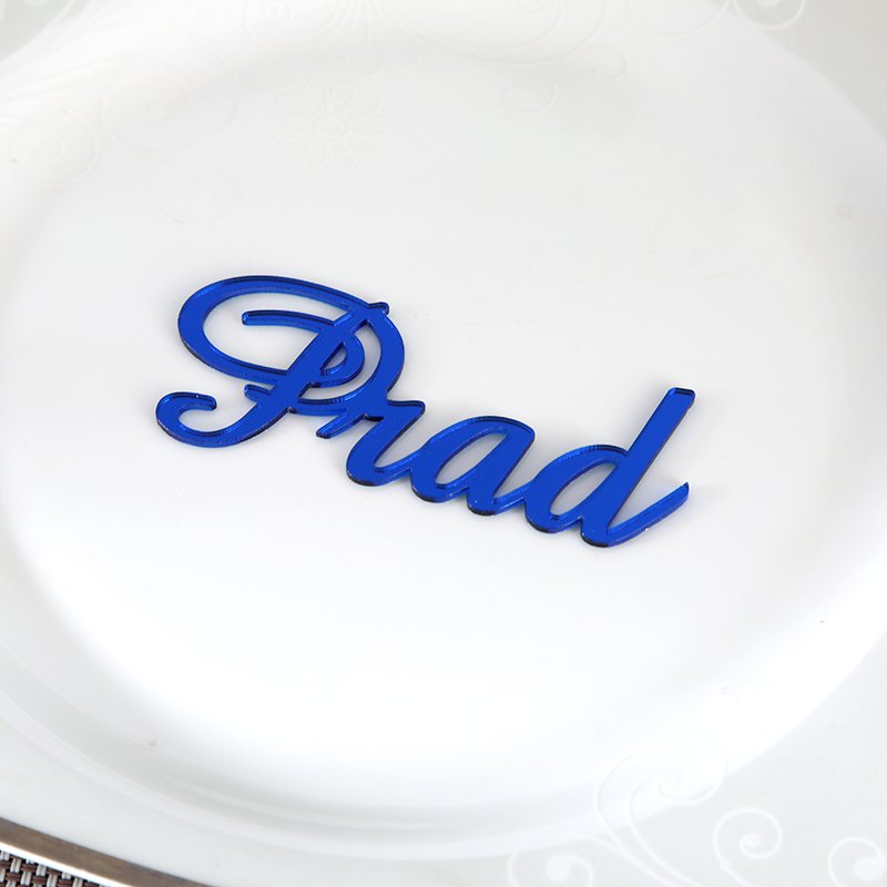 Personalized Acrylic Laser Cut Name Wedding Party Table Signs Invitation Decor Acrylic Table Place Name Card