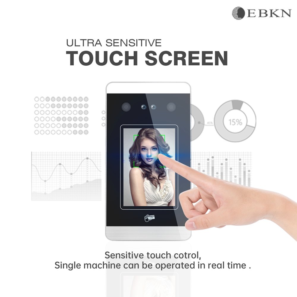High quality facial scanner biometric access control product fingerprint employee attendance time clock with cloud system