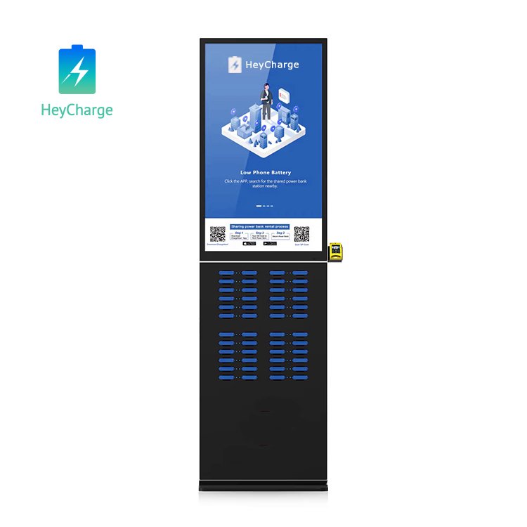 heycharge 48 Slots charging Locker smart vending machine Cellphone Charging vending machine with Electric Secure shared lockers