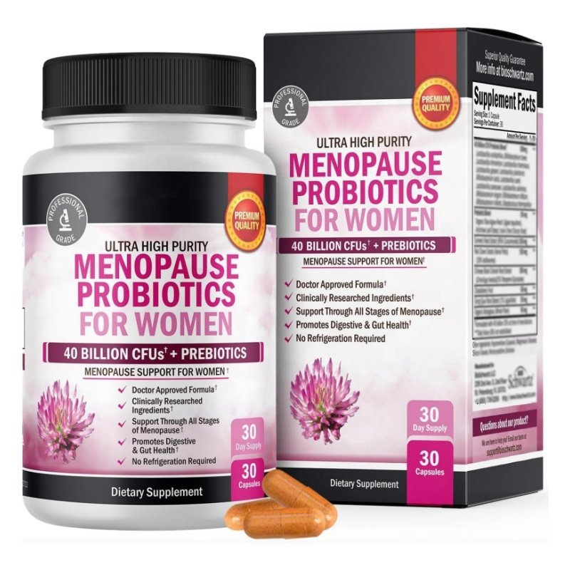 Menopause Support Breakthrough Menopause Relief Mood Swings Hormone Balance Menopause Probiotics Capsules